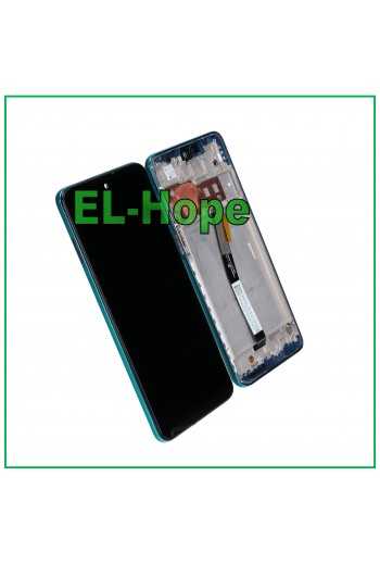 DISPLAY LCD PER XIAOMI POCO M2 PRO MZB9623IN M2003J6CI TOUCH SCHERMO FRAME BLU