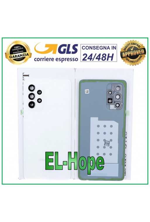 COPRI BATTERIA ORIGINALE SAMSUNG GALAXY A52S SM-A528 COPERCHIO POSTERIORE BIANCO