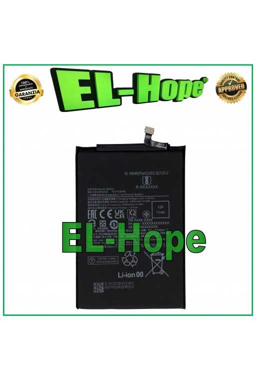 BATTERIA BN5G XIAOMI REDMI 10A 220233L2G / 10C 220333QAG 5000mAh PARI ORIGINALE BATTERIA BN5G XIAOMI REDMI 10A 220233L2G / 10C 220333QAG 5000mAh PARI ORIGINALE