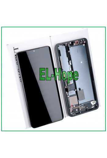 DISPLAY LCD FRAME ORIGINALE XIAOMI Mi NOTE 10 /10 Pro TOUCH SCREEN NERO TARNISH