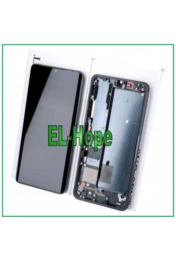 DISPLAY LCD FRAME ORIGINALE XIAOMI Mi NOTE 10 /10 Pro TOUCH SCREEN NERO TARNISH
