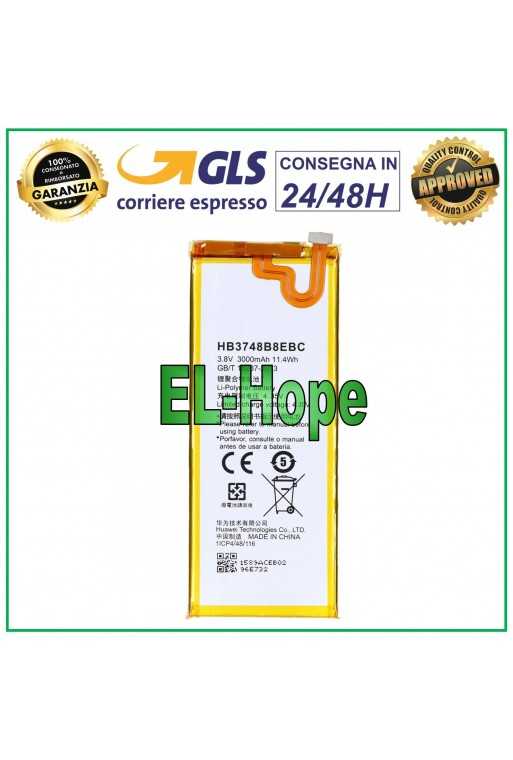 BATTERIA HB3748B8EBC PER HUAWEI ASCEND G7 / G7-L01 L03 3000 mAh PARI ORIGINALE BATTERIA HB3748B8EBC PER HUAWEI ASCEND G7 / G7-L01 L03 3000 mAh PARI ORIGINALE