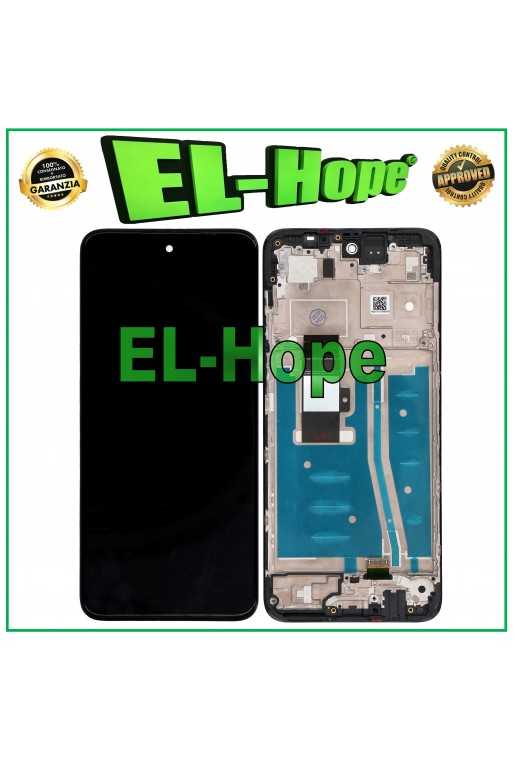 DISPLAY LCD FRAME PER MOTOROLA MOTO G53 XT2335 XT2335-2 TOUCH SCREEN VETRO NERO DISPLAY LCD FRAME PER MOTOROLA MOTO G53 XT2335 XT2335-2 TOUCH SCREEN VETRO NERO