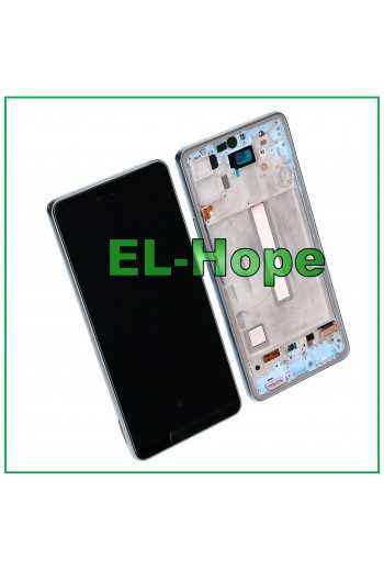 DISPLAY LCD OLED PER SAMSUNG GALAXY A53 5G 2022 SM A536 A536B TOUCH FRAME BLU