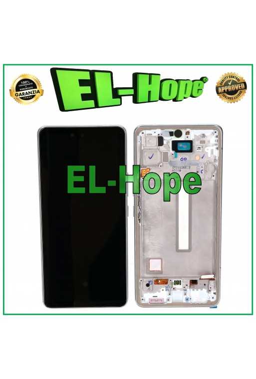DISPLAY LCD OLED PER SAMSUNG GALAXY A53 5G 2022 SM A536 A536B TOUCH FRAME BIANCO DISPLAY LCD OLED PER SAMSUNG GALAXY A53 5G 2022 SM A536 A536B TOUCH FRAME BIANCO