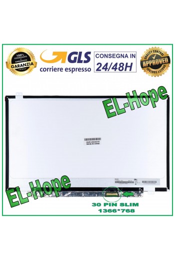 DISPLAY LCD PER NOTEBOOK ASUS SERIE P2440 P5430 14" 30 PIN 1366*768 SCHERMO