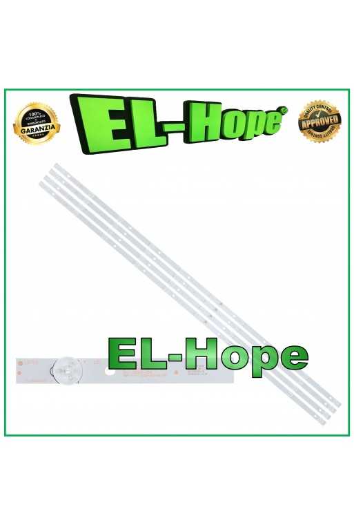 KIT 4 BARRE STRIP 10 LED PER TV 50" AKAI LB718 JS-D-JP50DM-101EC R72-50004-024 KIT 4 BARRE STRIP 10 LED PER TV 50" AKAI LB718 JS-D-JP50DM-101EC R72-50004-024