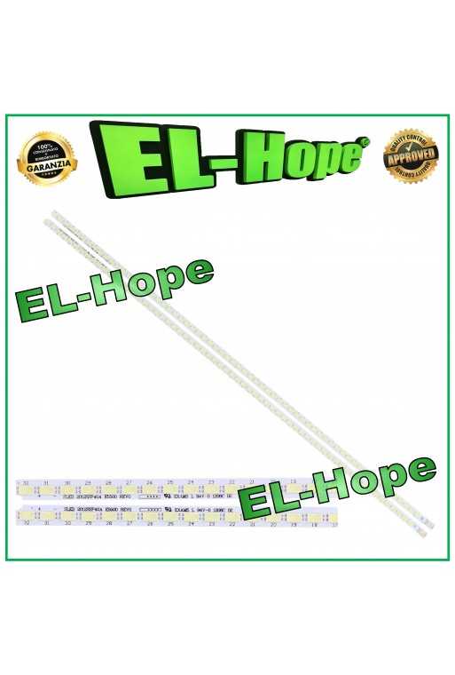 KIT 2 BARRE STRIP 64 LED PER TV SHARP 2012SSP40A E5500 REV0 40PFL5527K 40PFL5507 KIT 2 BARRE STRIP 64 LED PER TV SHARP 2012SSP40A E5500 REV0 40PFL5527K 40PFL5507