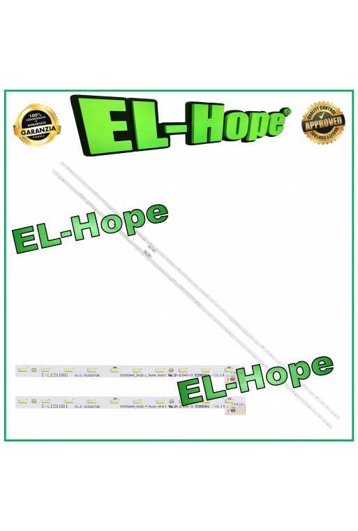 KIT 2 BARRE STRIP LED PER TV 55" SONY STO550AN5_51LED_L(R) E-LED1080 E-LED1081 KIT 2 BARRE STRIP LED PER TV 55" SONY STO550AN5_51LED_L(R) E-LED1080 E-LED1081