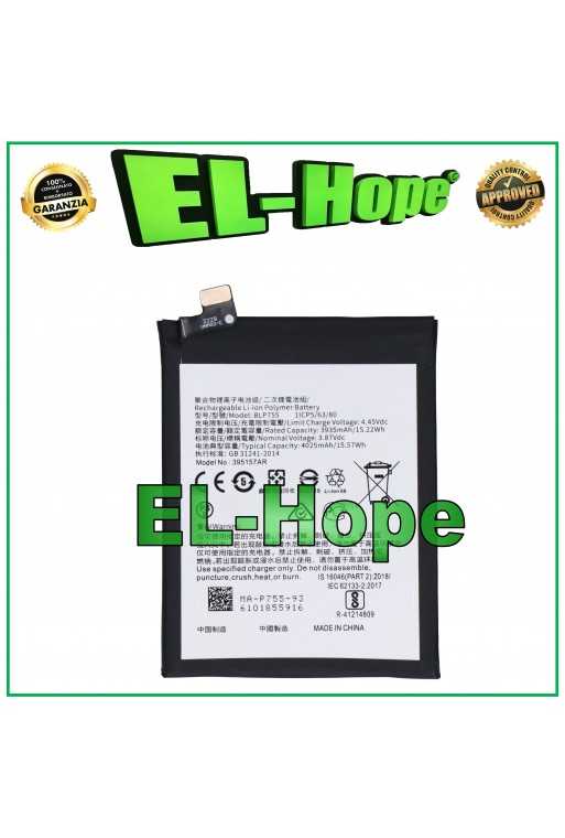 BATTERIA BLP755 PER OPPO RENO 3 CPH2043 CPH2013 / RENO 3 PRO CPH2025 CPH2009 BATTERIA BLP755 PER OPPO RENO 3 CPH2043 CPH2013 / RENO 3 PRO CPH2025 CPH2009