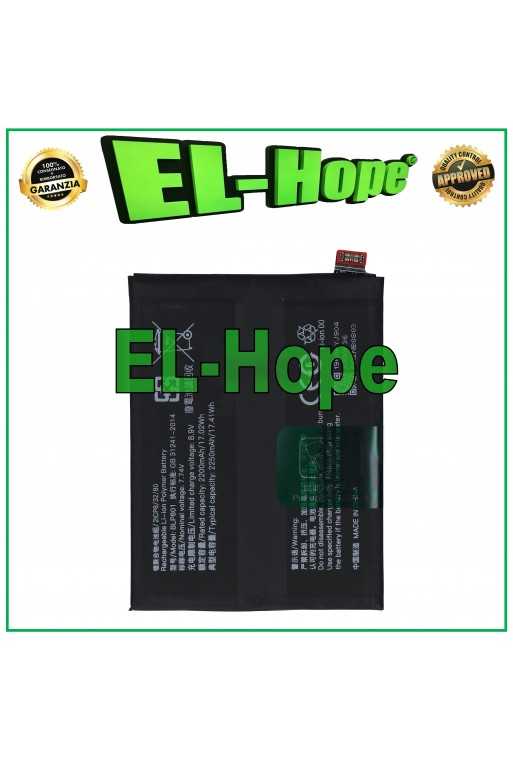 BATTERIA BLP801 PER ONEPLUS 8T KB2003 PILA 4500 mAh 2ICP6/32/80 PARI ORIGINALE BATTERIA BLP801 PER ONEPLUS 8T KB2003 PILA 4500 mAh 2ICP6/32/80 PARI ORIGINALE