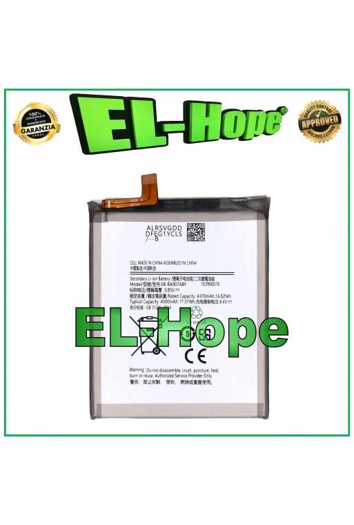 BATTERIA EB-BA907ABY PER SAMSUNG GALAXY S10 LITE SM-G770 4500mAh PARI ORIGINALE BATTERIA EB-BA907ABY PER SAMSUNG GALAXY S10 LITE SM-G770 4500mAh PARI ORIGINALE