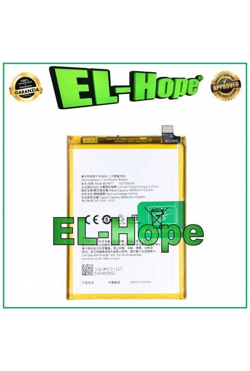 BATTERIA BLP877 PER OPPO REALME 8 8i C30 C33 C35 RMX3581 RMX3501 RMX3151 RMX3511