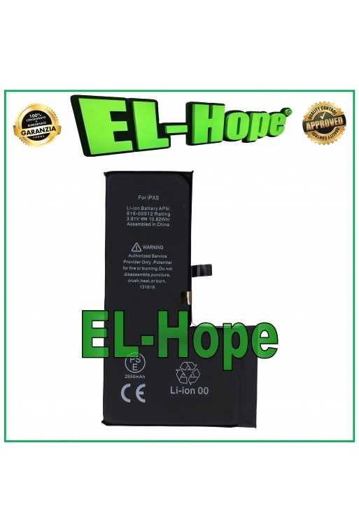 BATTERIA DI RICAMBIO PILA PER IPHONE XS 2658 mAh BATTERIA DI RICAMBIO PILA PER IPHONE XS 2658 mAh