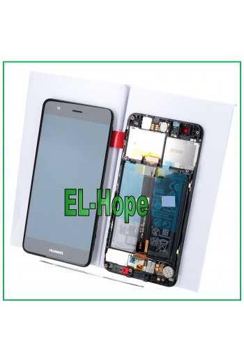 DISPLAY LCD TOUCH SCREEN FRAME + BATTERIA ORIGINALE HUAWEI NOVA CAN-L11 NERO
