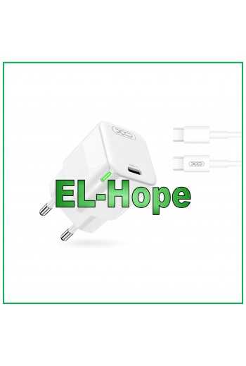 CARICA BATTERIA UNIVERSALE QUICK CHARGE PER ZTE 30W TRAVEL + CAVO TYPE-C BIANCO