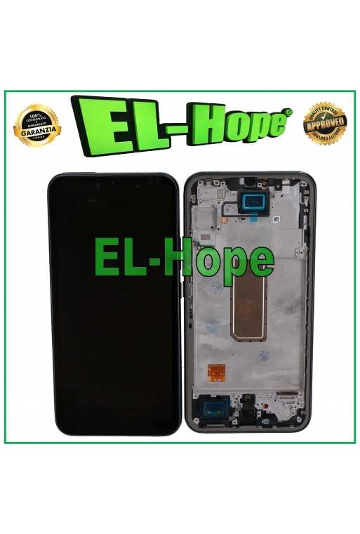 DISPLAY LCD OLED + FRAME PER SAMSUNG GALAXY A34 5G SM-A346B TOUCH SCREEN NERO DISPLAY LCD OLED + FRAME PER SAMSUNG GALAXY A34 5G SM-A346B TOUCH SCREEN NERO
