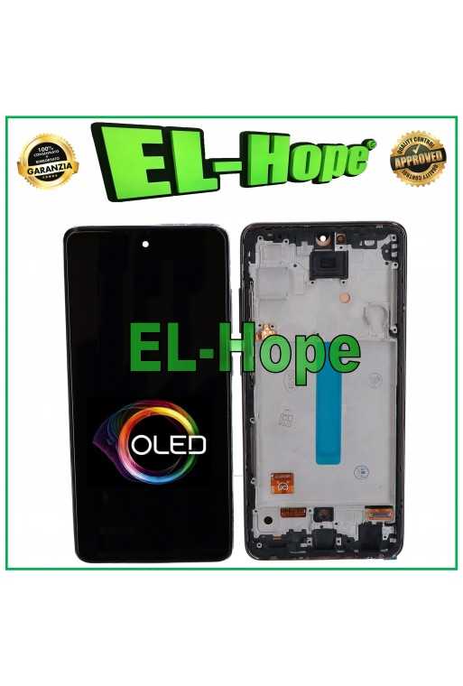 DISPLAY LCD OLED PER SAMSUNG GALAXY A52S 5G SM A528 A528B TOUCH FRAME NERO DISPLAY LCD OLED PER SAMSUNG GALAXY A52S 5G SM A528 A528B TOUCH FRAME NERO