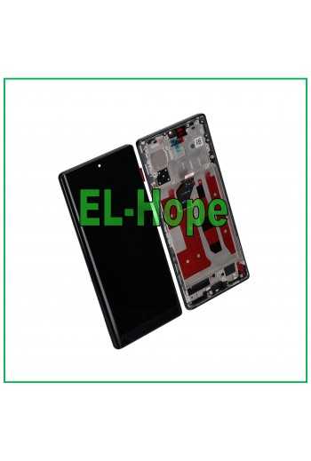 DISPLAY FRAME LCD OLED PER HONOR 70 FNE-AN00 FNE-NX9 TOUCH SCHERMO VETRO NERO