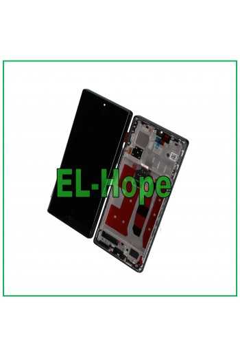 DISPLAY FRAME LCD OLED PER HONOR 70 FNE-AN00 FNE-NX9 TOUCH SCHERMO VETRO NERO