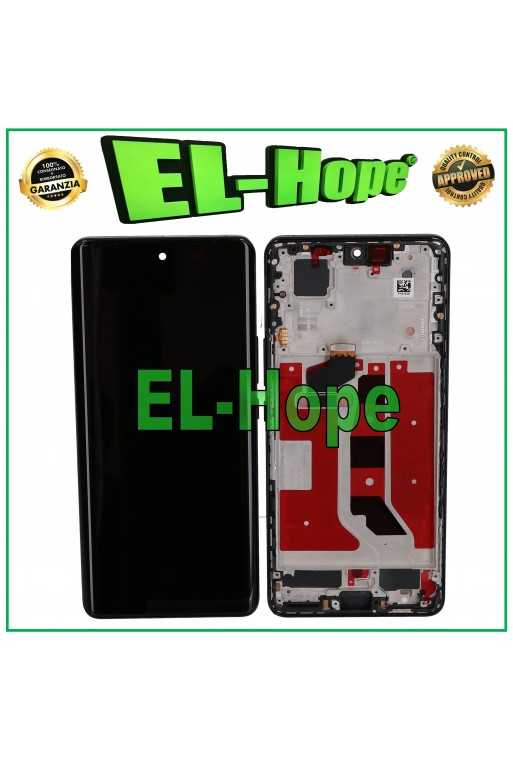 DISPLAY FRAME LCD OLED PER HONOR 50 5G NTH-AN00 NX9 TOUCH SCHERMO VETRO NERO DISPLAY FRAME LCD OLED PER HONOR 50 5G NTH-AN00 NX9 TOUCH SCHERMO VETRO NERO