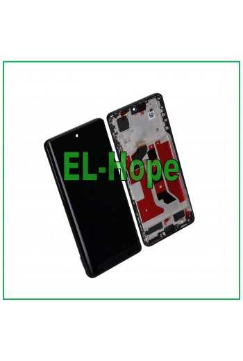 DISPLAY FRAME LCD OLED PER HONOR 50 5G NTH-AN00 NX9 TOUCH SCHERMO VETRO NERO