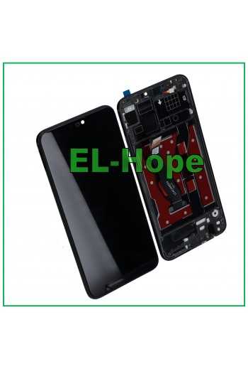 DISPLAY FRAME PER HONOR 8X JSN-AL00 TL00 / VIEW 10 LITE JSN-L21 TOUCH VETRO NERO