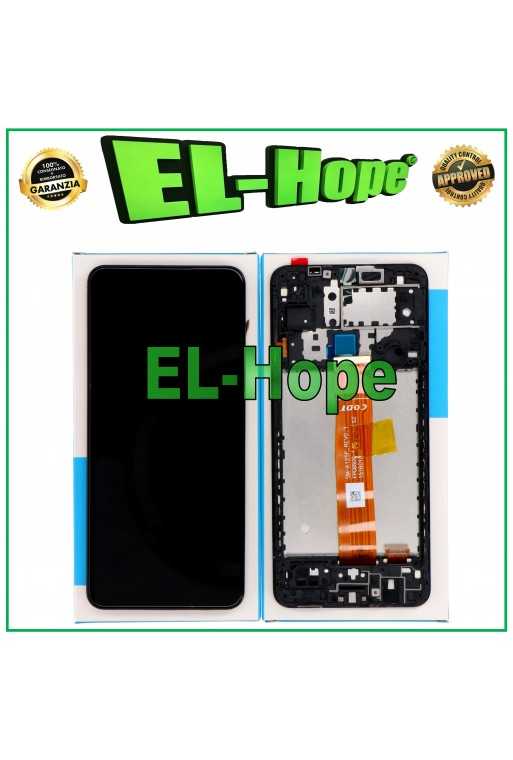 DISPLAY TOUCH FRAME PARI ORIGINALE SERVICE SAMSUNG GALAXY A12 SM-A125 FLAT CODT DISPLAY TOUCH FRAME PARI ORIGINALE SERVICE SAMSUNG GALAXY A12 SM-A125 FLAT CODT
