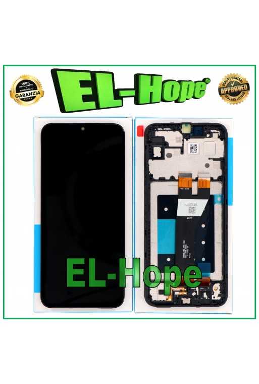 DISPLAY FRAME TOUCH PARI ORIGINALE SERVICE SAMSUNG GALAXY A14 SM-A146P FLAT LCM DISPLAY FRAME TOUCH PARI ORIGINALE SERVICE SAMSUNG GALAXY A14 SM-A146P FLAT LCM