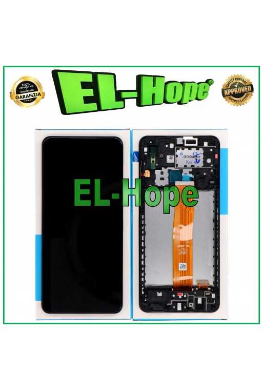 DISPLAY TOUCH LCD + FRAME PARI ORIGINALE SERVICE SAMSUNG GALAXY A02 2021 SM-A022