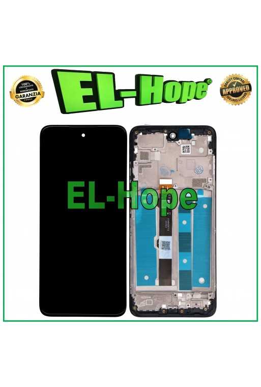DISPLAY LCD + FRAME PER MOTOROLA MOTO G 5G 2022 TOUCH SCREEN SCHERMO VETRO NERO DISPLAY LCD + FRAME PER MOTOROLA MOTO G 5G 2022 TOUCH SCREEN SCHERMO VETRO NERO