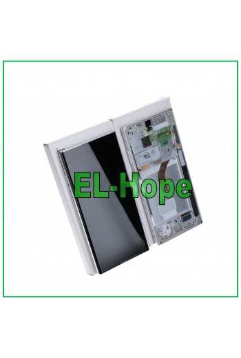 DISPLAY LCD FRAME ORIGINALE SAMSUNG GALAXY S22 ULTRA 2022 SM-S908 TOUCH BIANCO