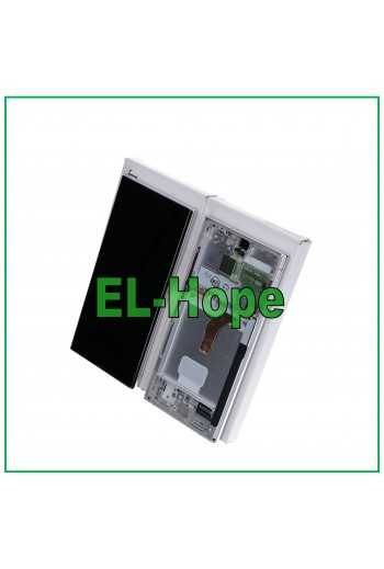 DISPLAY LCD FRAME ORIGINALE SAMSUNG GALAXY S22 ULTRA 2022 SM-S908 TOUCH BIANCO