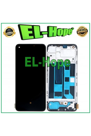 DISPLAY LCD OLED FRAME PER OPPO REALME 8 4G RMX3085 TOUCH SCHERMO ASSEMBLATO