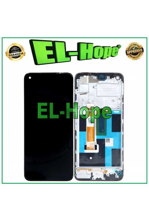 DISPLAY LCD + FRAME PER OPPO REALME 7 4G RMX2155 TOUCH SCREEN SCHERMO VETRO NERO DISPLAY LCD + FRAME PER OPPO REALME 7 4G RMX2155 TOUCH SCREEN SCHERMO VETRO NERO