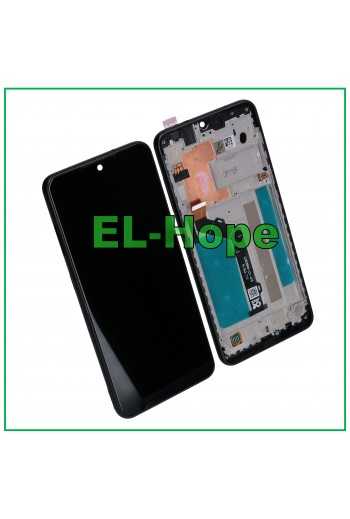DISPLAY LCD + FRAME PER NOKIA 6.2 TA-1198 1200 1187 1201 TOUCH SCREEN VETRO NERO