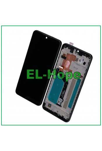 DISPLAY LCD + FRAME PER NOKIA 6.2 TA-1198 1200 1187 1201 TOUCH SCREEN VETRO NERO