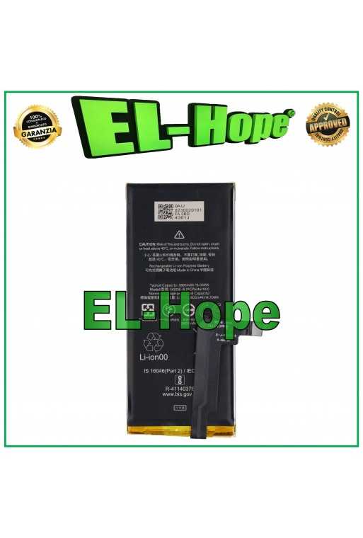 BATTERIA G025E-B PER GOOGLE PIXEL 4A 5G GD1YQ G025I GB4IV 3885mAh PARI ORIGINALE BATTERIA G025E-B PER GOOGLE PIXEL 4A 5G GD1YQ G025I GB4IV 3885mAh PARI ORIGINALE