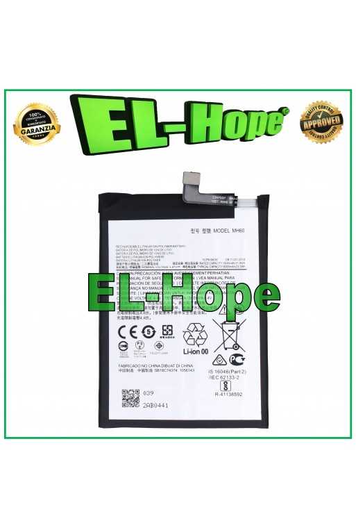 BATTERIA MH60 PER MOTOROLA MOTO G10 POWER XT2127 6000mAh QUALITA' PARI ORIGINALE BATTERIA MH60 PER MOTOROLA MOTO G10 POWER XT2127 6000mAh QUALITA' PARI ORIGINALE
