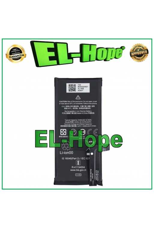 BATTERIA G025J-B PER GOOGLE PIXEL 4A 4G G025J G025N 3140 mAh PARI ORIGINALE BATTERIA G025J-B PER GOOGLE PIXEL 4A 4G G025J G025N 3140 mAh PARI ORIGINALE