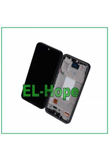 DISPLAY LCD TFT FRAME PER SAMSUNG GALAXY A54 5G SM-A546B TOUCH SCHERMO NERO