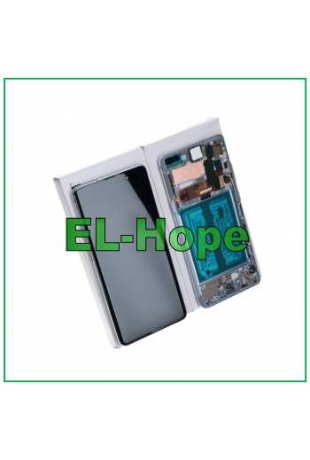 DISPLAY LCD ORIGINALE SAMSUNG GALAXY S10 5G SM-G977F TOUCH SCREEN MAJESTIC BLACK