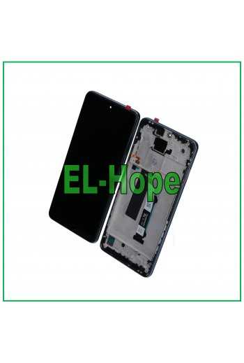 DISPLAY LCD + FRAME PER XIAOMI REDMI NOTE 9 PRO 5G 2020 TOUCH ASSEMBLATO NERO