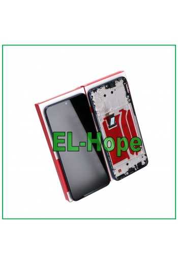 DISPLAY FRAME + TOUCH PARI ORIGINALE SERVICE HONOR X8 4G TFY-LX1 L026 VETRO BLU