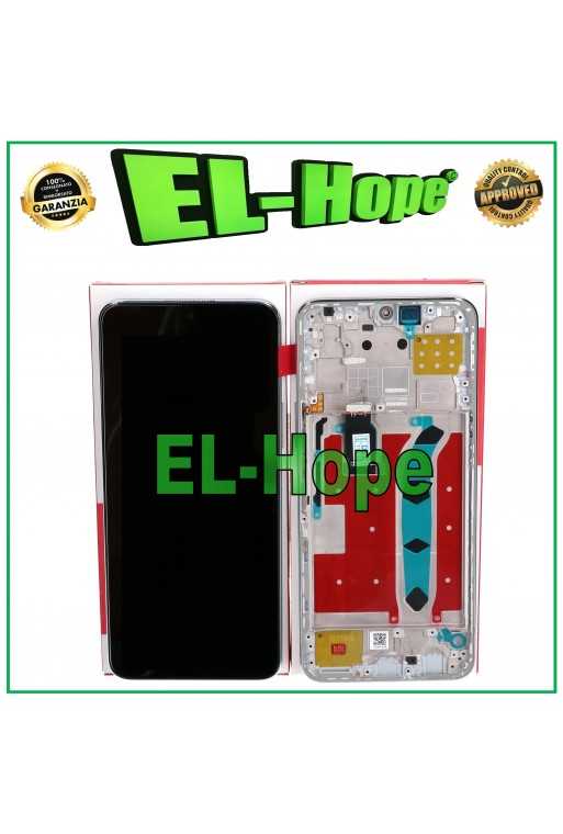 DISPLAY FRAME TOUCH PARI ORIGINALE SERVICE HONOR X8 4G TFY-LX1 L026 VETRO SILVER DISPLAY FRAME TOUCH PARI ORIGINALE SERVICE HONOR X8 4G TFY-LX1 L026 VETRO SILVER