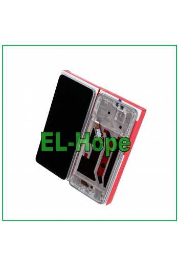 DISPLAY FRAME LCD TOUCH PARI ORIGINALE SERVICE HONOR X9 5G ANY-NX1 VETRO SILVER