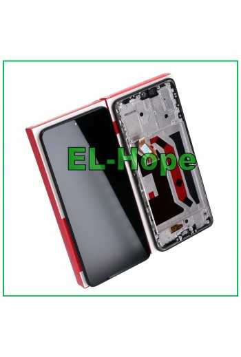 DISPLAY LCD TOUCH + FRAME PARI ORIGINALE SERVICE HONOR X9 5G ANY-NX1 VETRO NERO