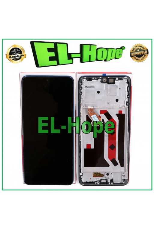 DISPLAY FRAME LCD TOUCH SCREEN PARI ORIGINALE SERVICE HONOR X9 5G ANY-NX1 BLU