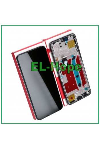 DISPLAY LCD TOUCH + FRAME PARI ORIGINALE SERVICE HONOR X8 4G TFY-LX1 L026 NERO