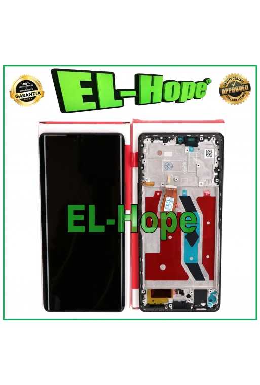 DISPLAY FRAME + TOUCH SCREEN PARI ORIGINALE SERVICE HONOR X9A 5G RMO-NX1 NERO